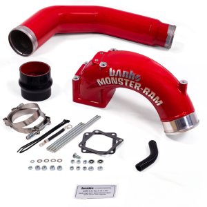 Dodge Ram 2500 Performance Air Intake - Banks Power - Monster-Ram with Boost Tube - Red - `03-`07